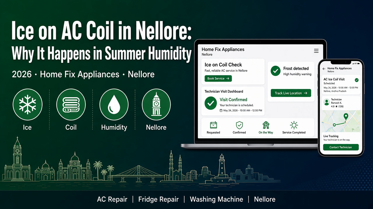 AC ice on coil Nellore — Home Fix Appliances Nellore blog 2026