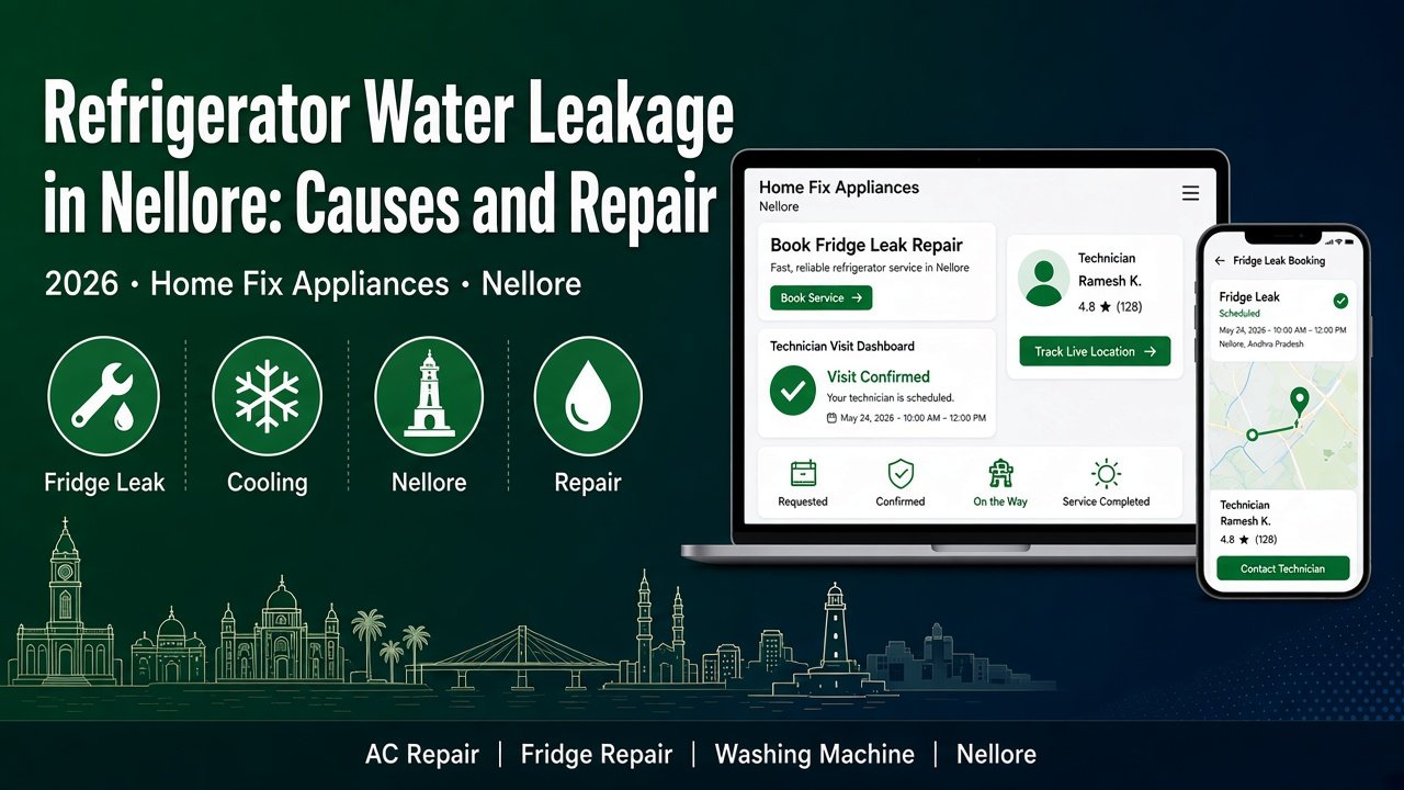 fridge water leakage Nellore — Home Fix Appliances Nellore blog 2026