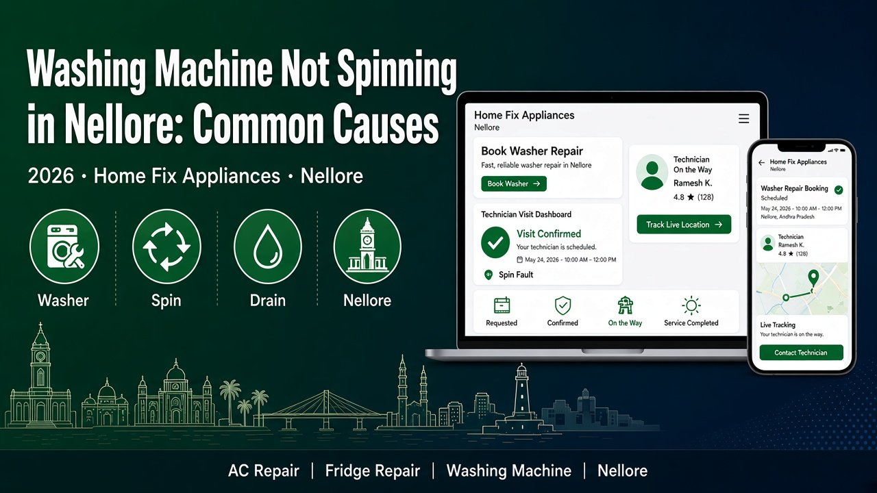 washing machine not spinning Nellore — Home Fix Appliances Nellore blog 2026