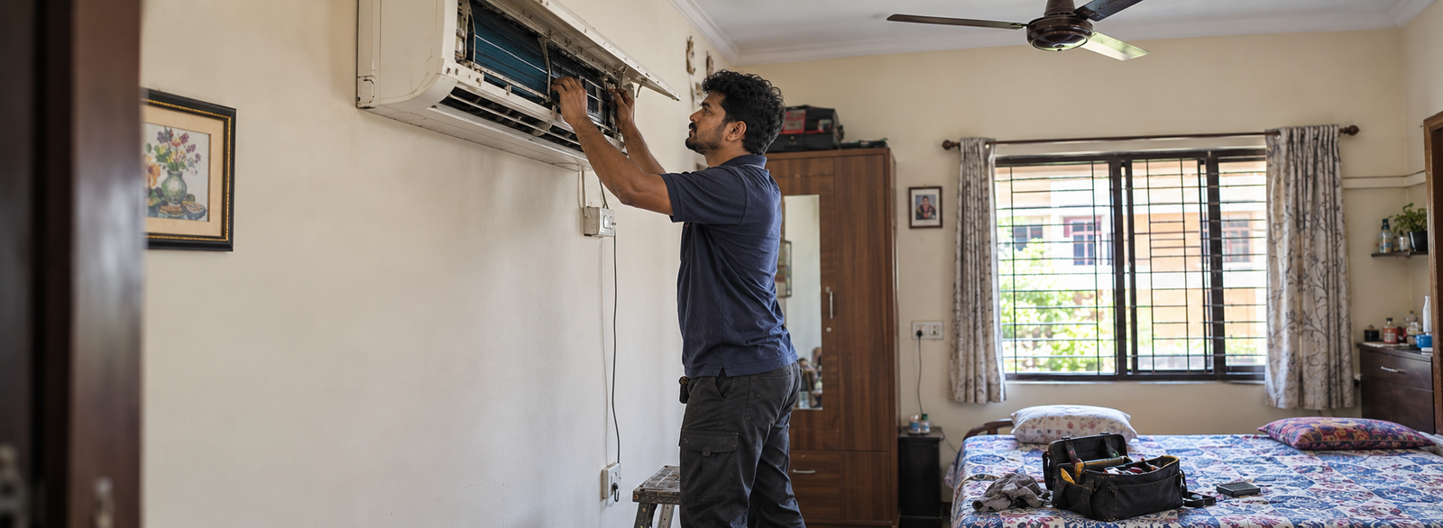 Appliance technician at home in Nellore